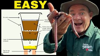 EASY BEGINNER Productive Worm Farm quotSTEP BY STEPquot [upl. by Curtis]