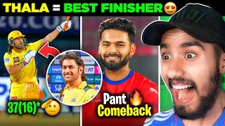 DIL KHUSH KARDIA ❤️ MS Dhoni Batting 🤌🏼  Rishabh Pant Comeback  CSK vs DC [upl. by Marchal]