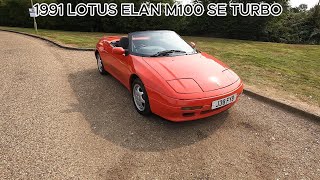 1991 LOTUS ELAN M100 SE TURBO [upl. by Dnomra]