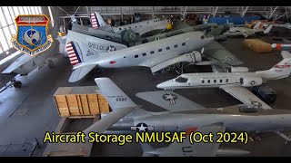 Aircraft Storage NMUSAF Oct 2024 [upl. by Adeehsar]