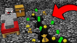 UNENDLICH GELD RISS in meiner Base Troll🤑 Minecraft LUCKY BLOCK BEDWARS [upl. by Graniela]