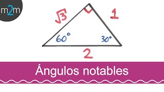 Ángulos notables en trigonométria │30 60 y 45 [upl. by Arykat950]