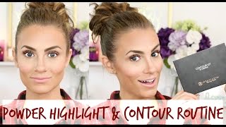 How To Highlight amp Contour with Powder  Anastasia Beverly Hills Contour Kit Tutorial amp Review [upl. by Egerton991]