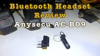 Bluetooth Headset for Radios Review [upl. by Ilesara500]