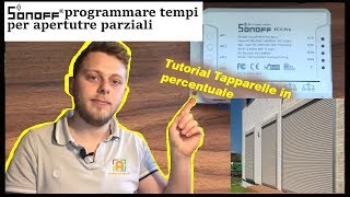 Apertura parziale delle tapparelle con sonoff dopo aggiornamento software [upl. by Gal]