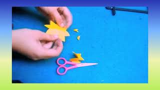 Beautiful sun flower craft  wallmate  diy wall craft  craft with me [upl. by Anne-Corinne984]