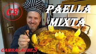 PAELLA MIXTA CARNE amp MARISCO FACIL Y SENCILLA [upl. by Citron]