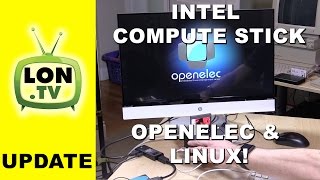 Intel Compute Stick OpenELEC and other Linux installations like ElementaryOS [upl. by Derag]