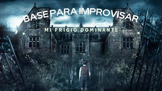 Base para improvisar en Mi frigio dominante  Backing track E Phrygian [upl. by Freida78]