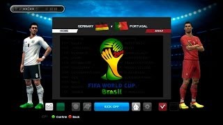 PES 2013  Copa do Mundo da FIFA Brasil 2014  Alemanha x Portugal Fase de Grupos [upl. by Lamonica322]