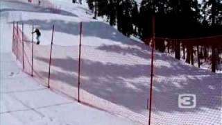 Boardercross Riders Fly At Squaw Valley [upl. by Elatsyrc]