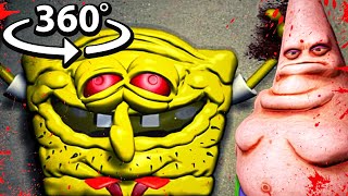 360° VR SpongeBob HORROR Patrick is CRAZY SEND HELP [upl. by Treat]