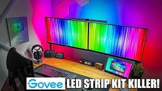 Govee LED STRIP KIT KILLER  Lytmi Immersion Monitor Backlight Unboxing Setup Review [upl. by Largent]