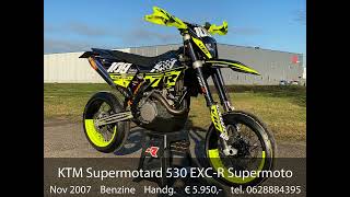 KTM Supermotard 530 EXCR Supermoto A2 rijbewijs [upl. by Forsyth]