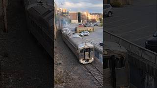 Reading amp Northern RDCsBudd cars depart Pottsville PA [upl. by Perot]