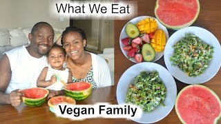 What we Eat in a Day  Vegan Family with a Toddler [upl. by Attecnoc]