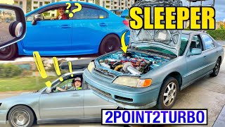 Unsuspecting Cars get Passed by Turbo Sleeper Accord [upl. by Ecnerrot]