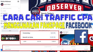 CARA CARI TRAFFIC CPA MENGGUNAKAN FANSPAGE FACEBOOK [upl. by Areip194]