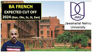 JNU BA French cut off 2024 I cuet ba jnu cutt off 2024 I JNU ba French admission 2024 [upl. by Frech250]