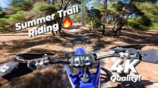 YZ250 2 Stroke Summer Trail Riding 🔥 Fail Included 😂  4K Quality [upl. by Clyde]