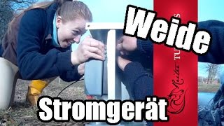 Tutorial Wie benutzt man ein Weidezaungerät  Strom DIY Wiesenaufbau  Reitertutorials [upl. by Page]