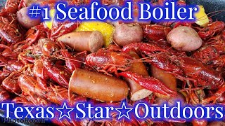 The Best Crawfish Boiler in America Texas Star Outdoors Seafood Boiler 2021 [upl. by Catt]