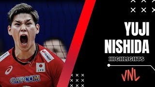 Yuji Nishida HIGHLIGHTS  Japan 🇯🇵 🆚 Cuba 🇨🇺  Mens Volleyball VNL 2024 [upl. by Fawn]