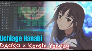 『Uchiage Hanabi』 DAOKO × Kenshi Yonezu Instrumental Cover [upl. by Atteynad837]