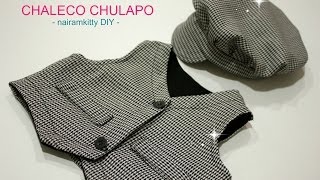 Tutorial como coser un Chaleco de chulapo Patrones gratis [upl. by Anyrak]