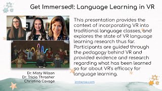 Language Learning in Virtual Reality [upl. by Graniah348]