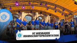 VC Wiesbaden  Mannschaftspräsentation Saison 2425  Rheingauer Weinwoche 24 [upl. by Leahcar]