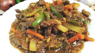 Beef Igado  Ilocano Beef Igado  Ilokano Recipe panlasang Filipino Pinoy [upl. by Tranquada]