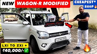 2024 WAGON R FACELIFT MODIFIED WITH PRICE✅Wagonr new model✅Wagon R Base to Top Modification SUPERB [upl. by Delahk]