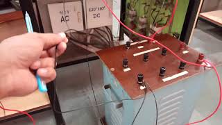 Phasing out Test on 3Phase Transformer [upl. by Kcirdde]