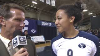 Postgame Recap  Womens Volleyball Gonzaga vs 24 BYU [upl. by Stewardson]