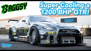 You Need To See The Ultimate Cooling Package We Made for Baggsys 1200bhp Nissan GTR Drift Car [upl. by Yeltnerb]