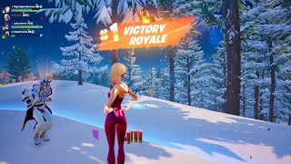 SpiderGwen Aphrodite Artemis and Catalyst Squad Crowned Victory  Fortnite Ch5 S2 [upl. by Dowski720]