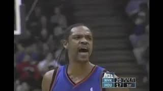 Latrell Sprewell  Knicks at Rockets  122702 [upl. by Eberle]