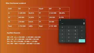 Analyse financière  Exercice 1 Bilan fonctionnel partie 2 [upl. by Daren]