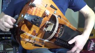 Hurdygurdy solo Andrey Vinogradov playing RazvrastanataDevoiko Mari Hubava [upl. by Arretahs]