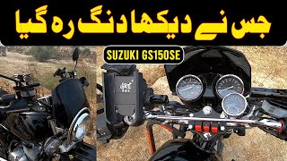 SUZUKI GS 150 MODIFICATIONS  BEST MODIFICATION OF 2021  GS 150 FUEL GUAGE  FUEL METER  001 [upl. by Hope]