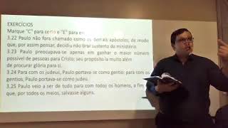 EPISTOLAS PAULINAS III Aulas 3 e 4 Coríntios A Disciplina na Igreja e o Ministério Evangélico [upl. by Haet556]