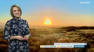 Kerrie Gosney ITV Granada Weather 09Jan2024 [upl. by Nallac]