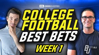 Week 1 College Football Picks amp Predictions 2024  Betting U [upl. by Kalb]