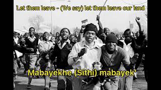 “Thina Sizwe”  South African anti apartheid song [upl. by Malloy]