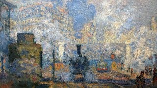 Painting modern life Monets Gare SaintLazare [upl. by Bast]