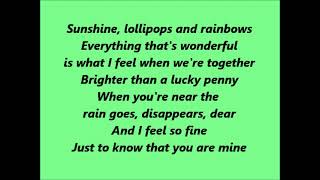 Lesley Gore  Sunshine Lollipops And Rainbows Lyrics [upl. by Alih76]