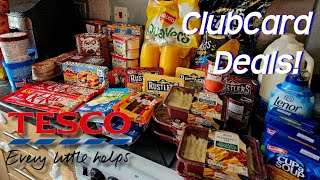 Tesco Grocery Haul ☆ ClubCard Deals ☆ Top Up Shop ☆ Less Than £100 ☆ UK Mum Of 4 [upl. by Iclek400]