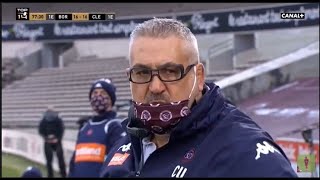 TOP 14  Christophe Urios « tu fermes ta g » à Franck Azéma [upl. by Heddi]