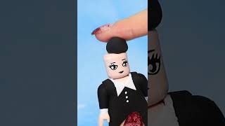 Wednesday Addams LEGO doll DIY shorts [upl. by Secnarfyram617]